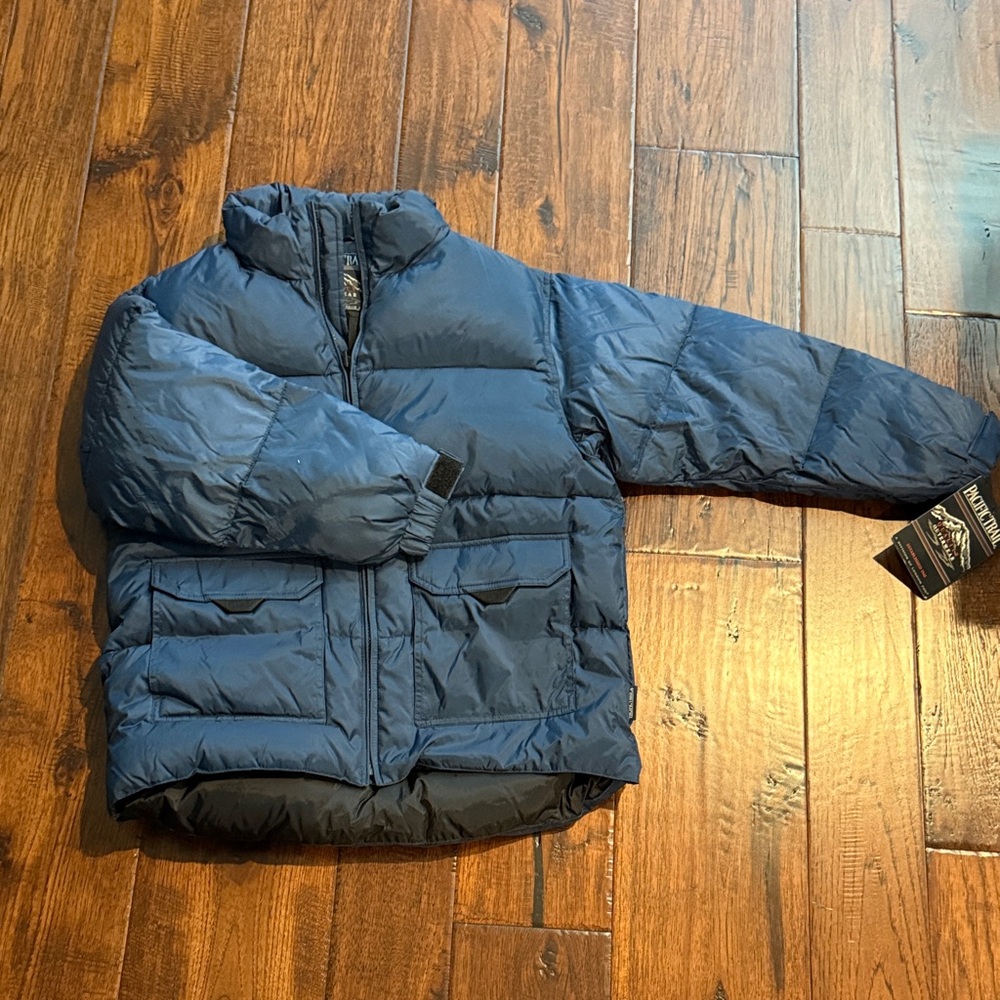 Pacific Trail Navy Puffer Jacket boys size medium/10-12